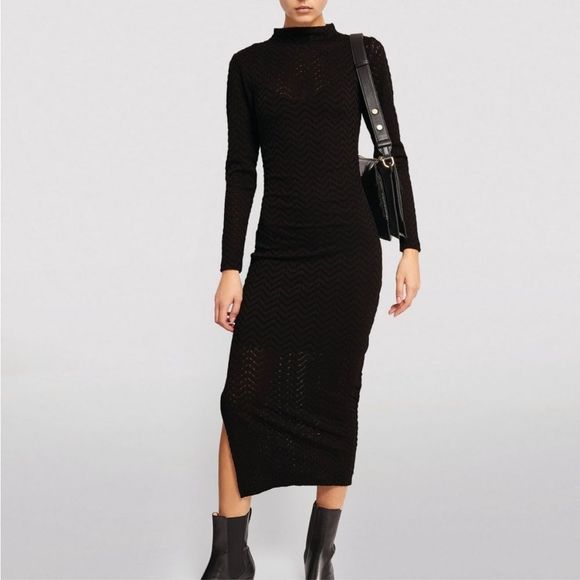 All Saints Dresses & Skirts - All Saints Rae Lace Francesco Black Dress 184/036